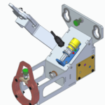 Smart Drive Bracket ISO view, a switch operator