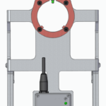 Smart Drive Bracket front view, a remote racking tool