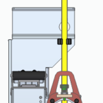 Smart Drive Bracket front view, a remote racking device