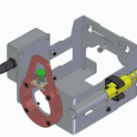 Smart Drive Bracket ISO view, a device used to remotely rack circuit breakers.