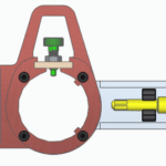 Smart Drive Bracket front view, a remote racking tool.