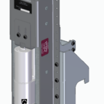 Interlock Actuator that engages the interlock when the Smart Drive Bracket is in operation.