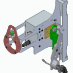 Smart Drive Bracket ISO view, a remote racking device