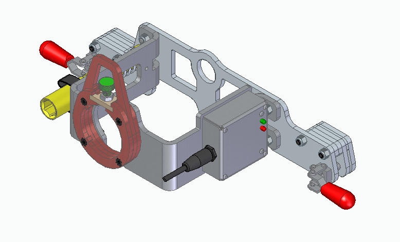 Smart Drive Bracket ISO view, a remote racking device.
