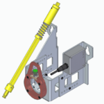 Smart Drive Bracket ISO view, a remote racking tool.