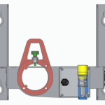 Smart Drive Bracket front view, a remote racking tool