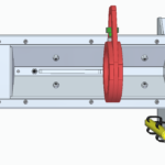 Smart Drive Bracket right view, a remote racking device designed by Remote Solutions, LLC.
