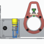 Smart Drive Bracket front view, a remote racking device.