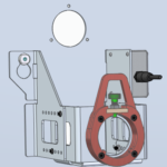 The Smart Drive Bracket engaging with the breaker