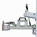 Right view of a remote racking device from Remote Solutions, LLC.