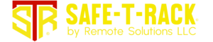 Safe-T-Rack Logo with Yellow Font